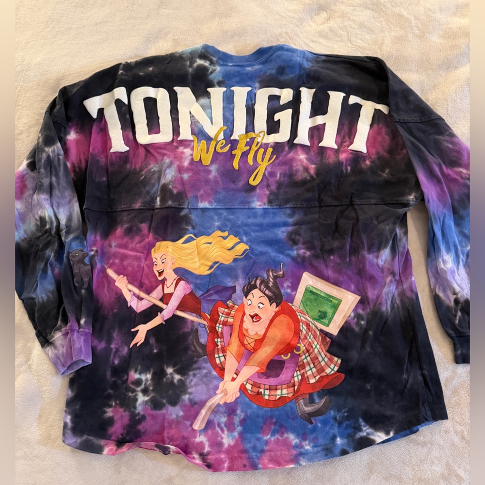 Disney Parks Hocus Pocus Sanderson Sisters Tonight We Fly Spirit Jersey - Size L
